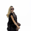 pelliccia foderata smanicata brunette